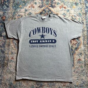 Vintage Dallas Cowboys Troy Aikman T-shirt Size XL